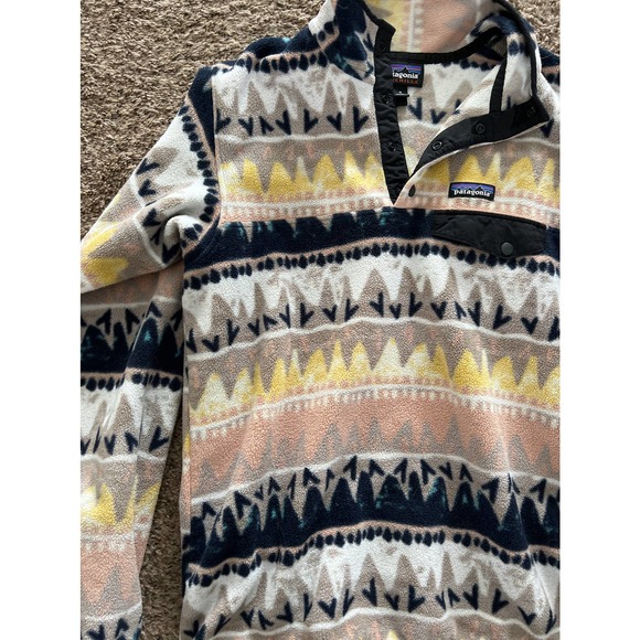 Patagonia Synchilla fleece snap button pullover - Picture 2 of 4